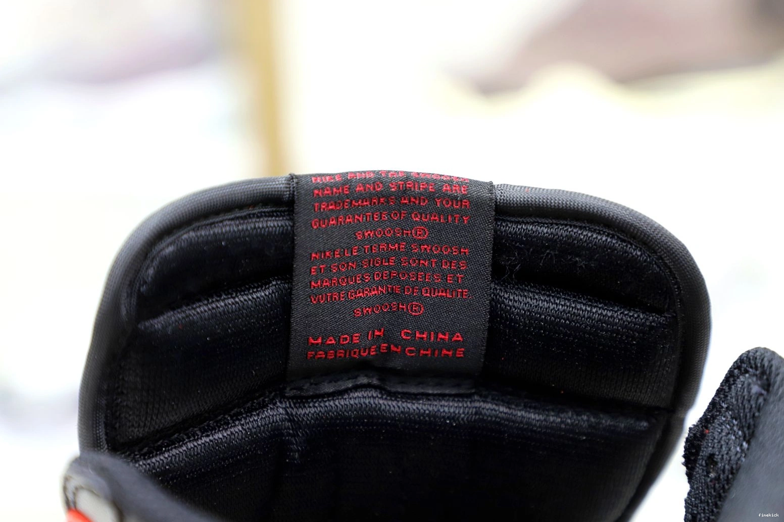 RETRO HIGH AIR JORDAN TOE' 'BRED OG 1 1008